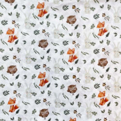 Printed Cotton ROXIBOU White / Warm Multicolored